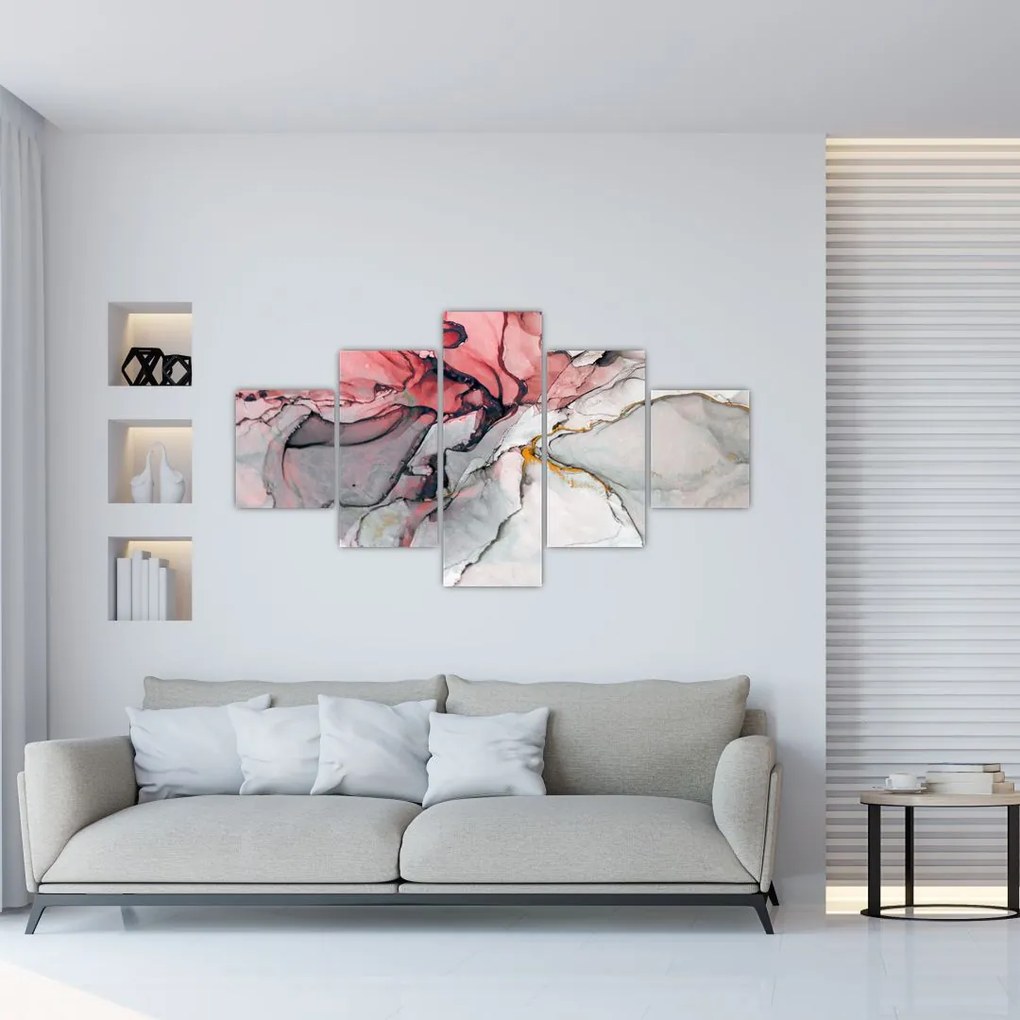 Obraz abstrakcji (125x70 cm)