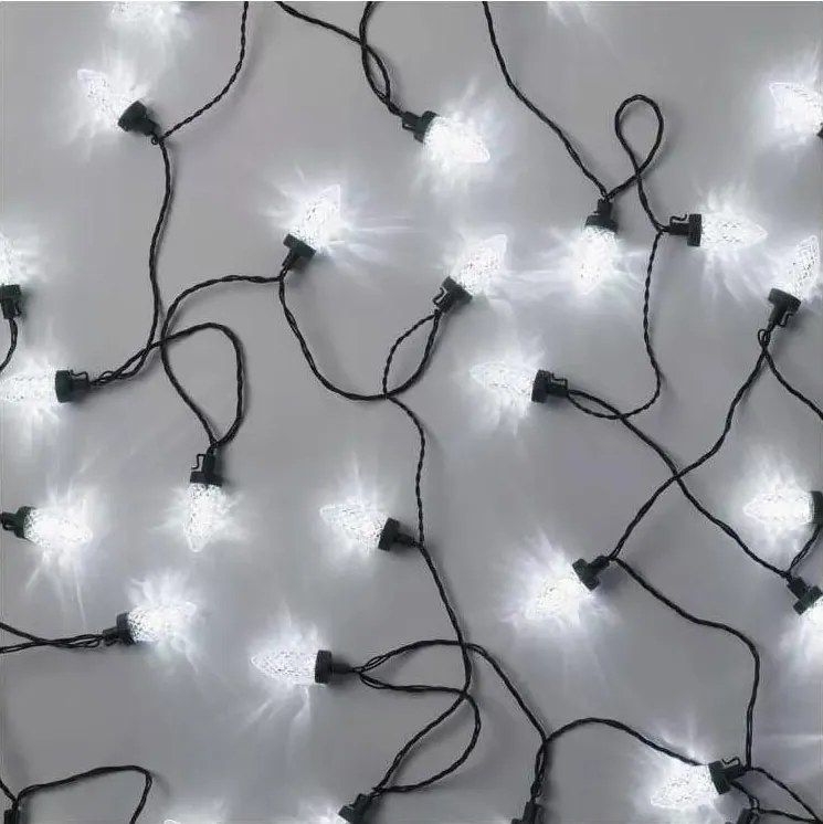 Zewnętrzny łańcuch LED 50xLED/8 funkcji 14,8 m IP44 zimna biała