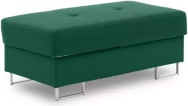 Pufa Stilo z pojemnikiem na przechowywanie – elegancka tapicerowana pufa do salonu i sypialni, tkanina Kronos