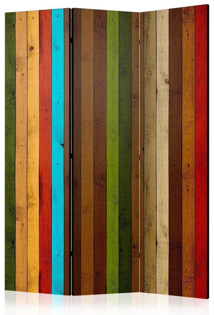 Parawan jednostronny Tła i desenie 135x172 cm 3-częściowy brązowy ARTGEIST B