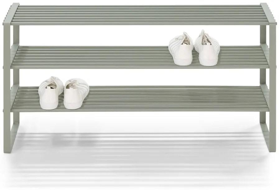 Szarozielona metalowa szafka na buty 100x48,5x29 cm Rex – Spinder Design