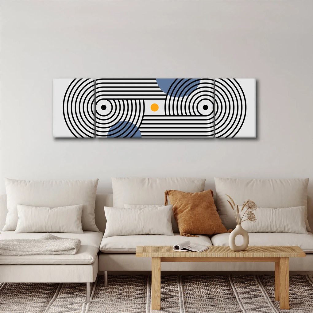 Obraz - Minimalistyczna abstrakcja N⁰3 (170x50 cm)