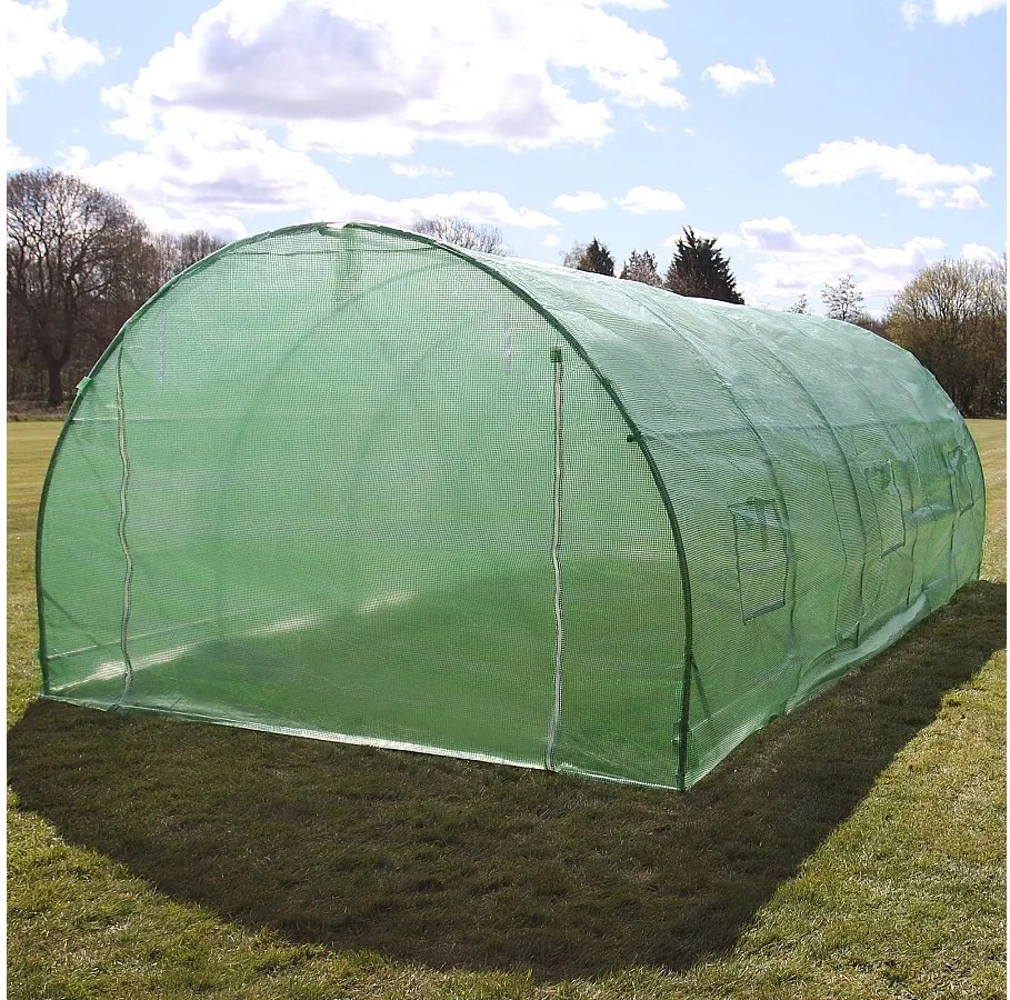 Tunel foliowy 25mm 6m x 3m z regałami