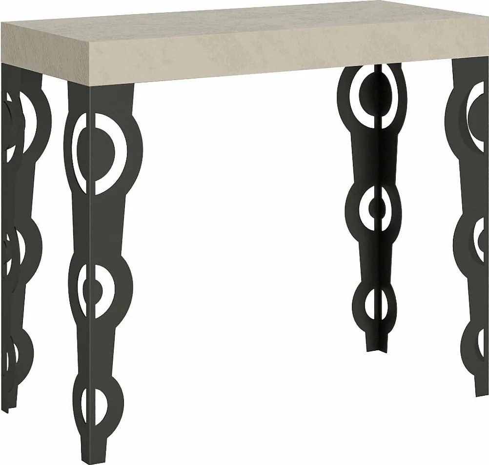 Karamay Small Premium Cashmere Rozkładany Stół Konsolowy 90x40/196 cm