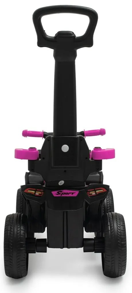 Baby Mix Odpychacz dla dzieci z prowadnicą Mega Prime EVA, różowy