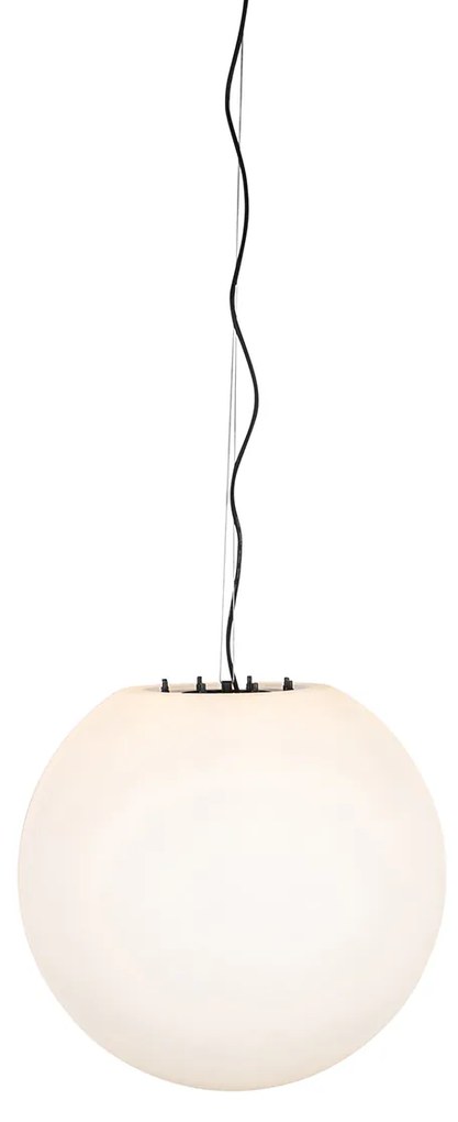 Zewnetrzna Nowoczesna lampa wisząca zewnętrzna biała 56 cm IP65 - Nura Nowoczesny Oswietlenie zewnetrzne