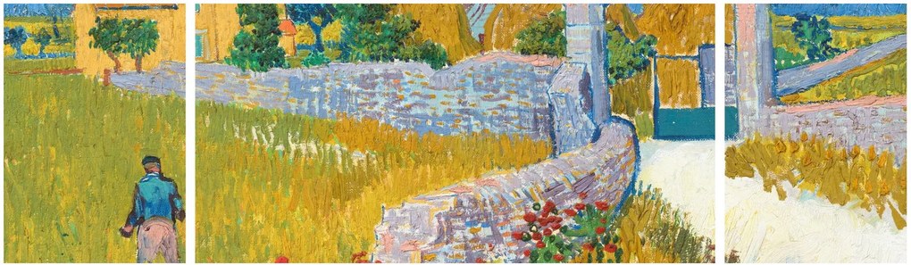 Obraz - Vincent van Gogh, Farmhouse in Provence, reprodukcje (170x50 cm)