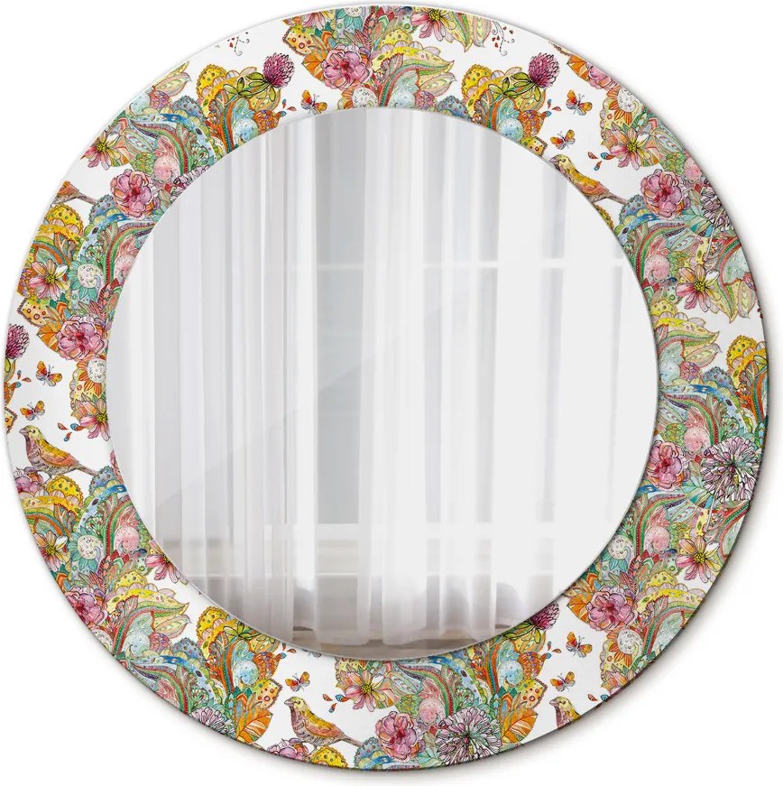 Lustro z nadrukiem okrągłe Sen o krainie baśni