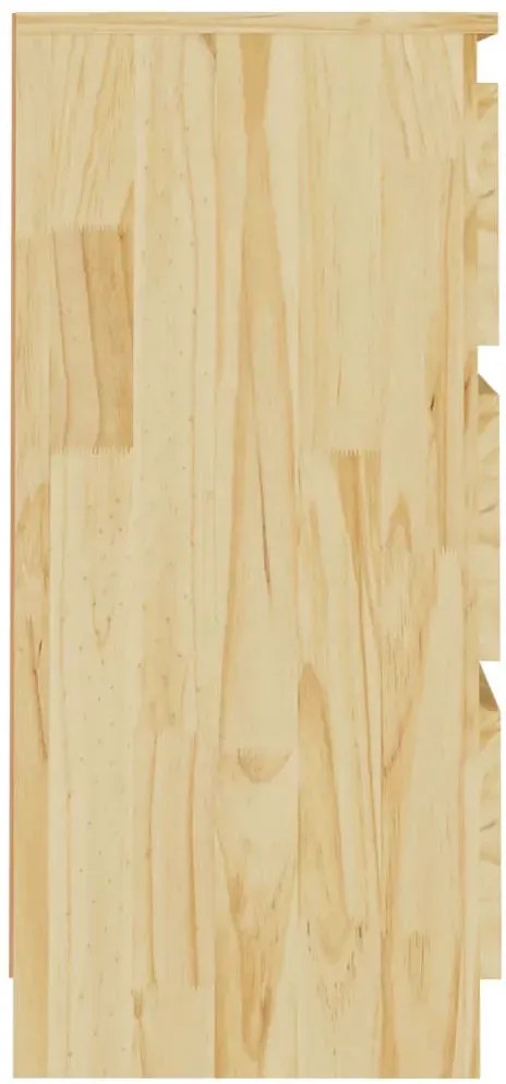 Sosnowa Komoda Z 3 Szufladami W Stylu Skandynawskim N7-W48