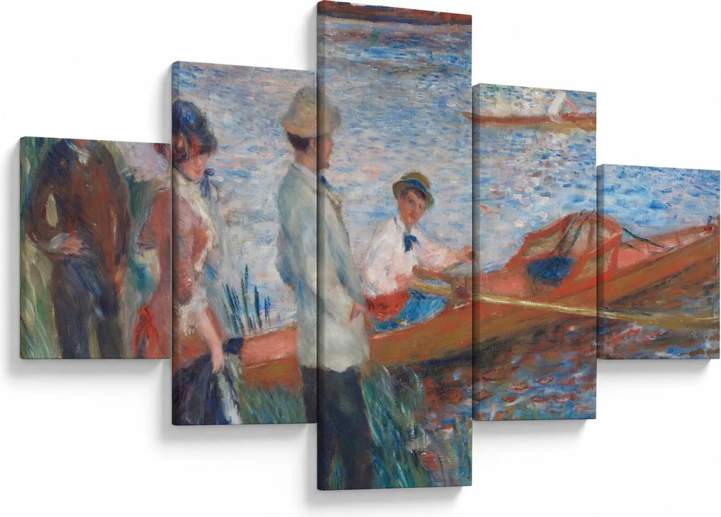 Obraz - Auguste Renoir, Oarsmen at Chatou, reprodukcje (125x70 cm)