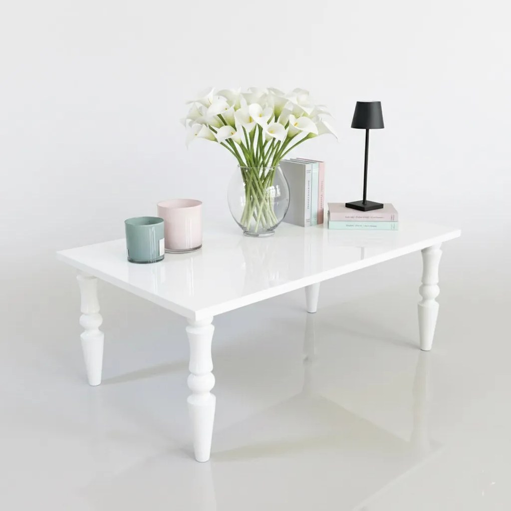 Stolik kawowy, biały