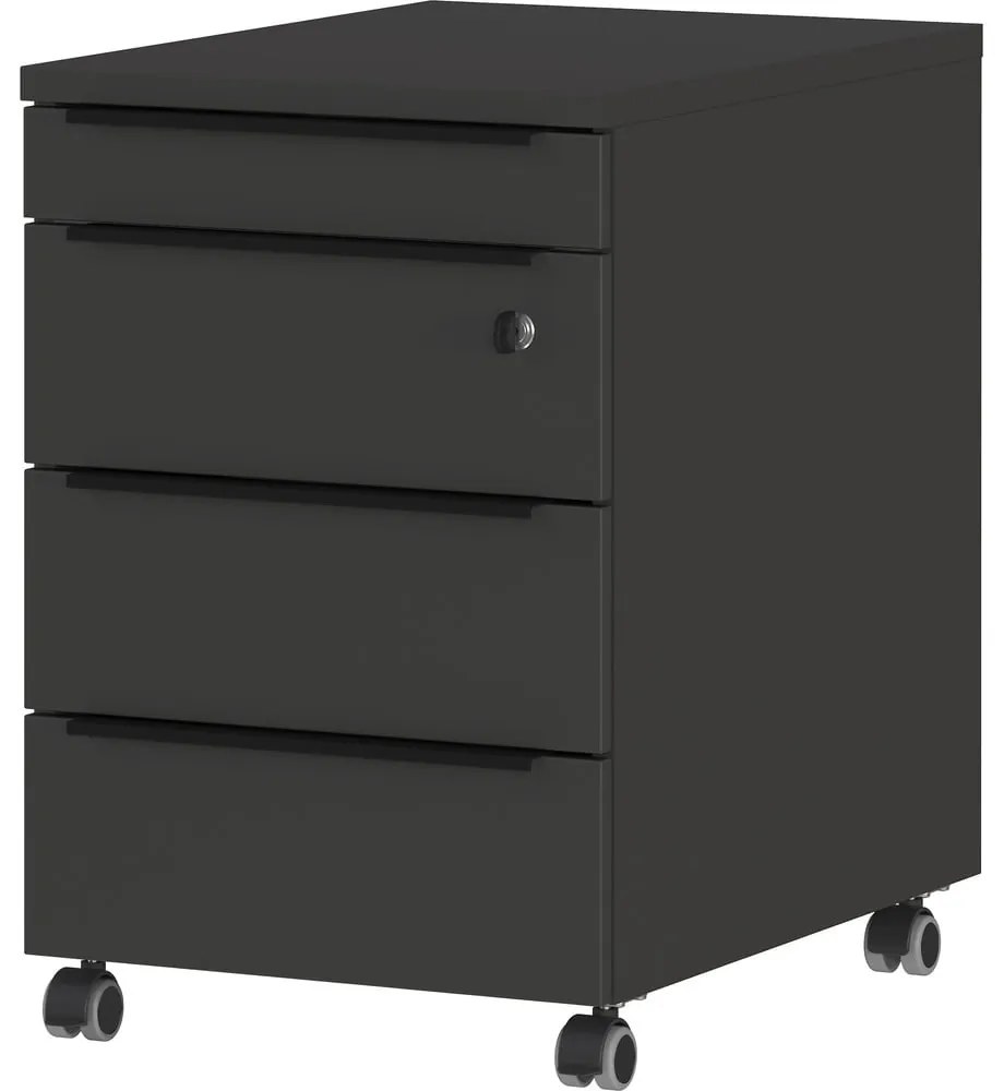 Antracytowa szafka z zamkiem 42x63 cm Mailand – Germania