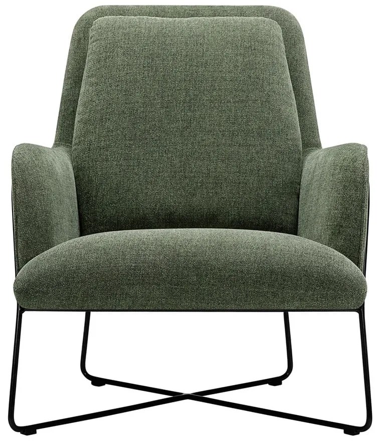 Zielony fotel Oliver – Sits