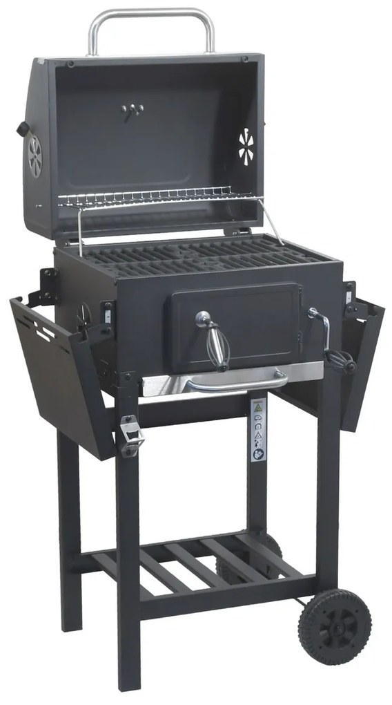 Cattara Grill na węgiel drzewny Royal Partner, 97 x 98 x 35 cm