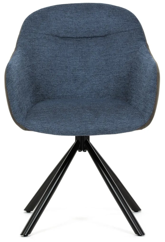 Zestaw krzeseł obiadowych z mechanizmem powrotnymDCH-Y1143 BLUE2, 2 szt.