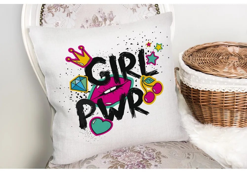 Dziecięca poszewka na poduszkę 43x43 cm Girl Power – Mila Home