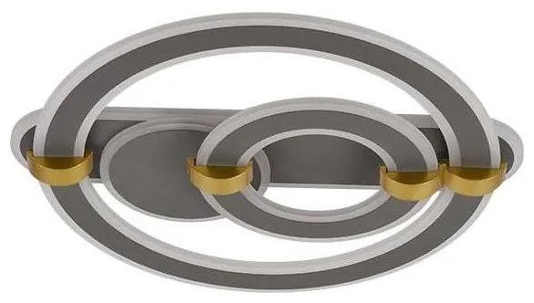 Ściemnialna oprawa sufitowa LED/120W/230V 3000-6500K + zdalne sterowanie