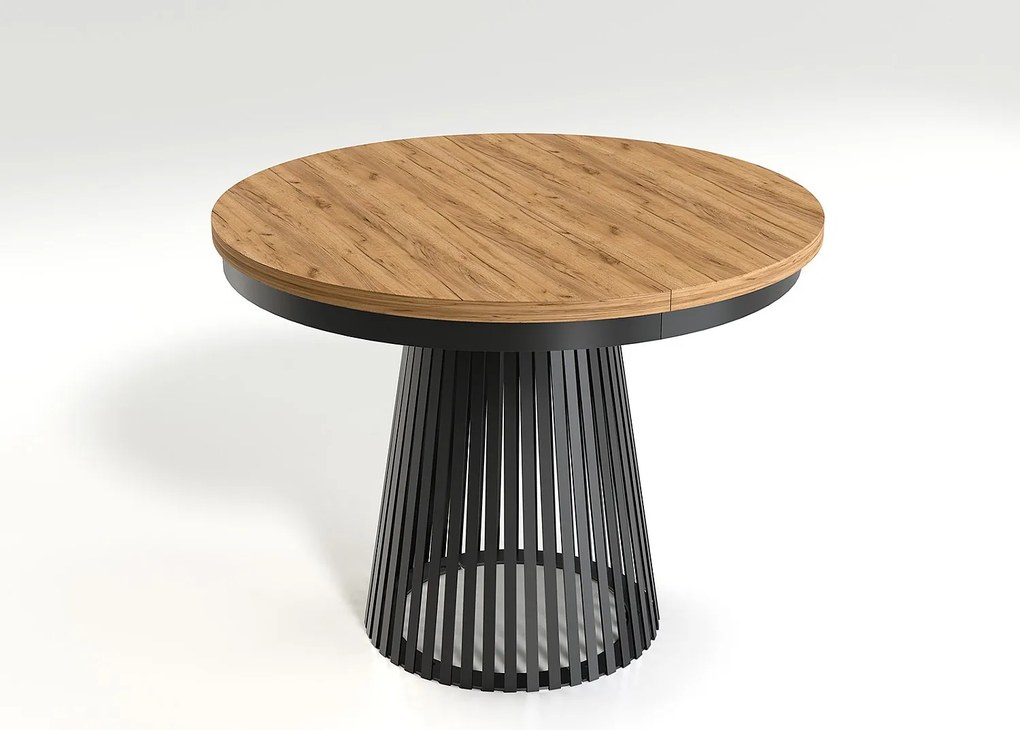 MINIO go for it, Stół rozkładany GORI w kolorze dąb craft złoty/czarny