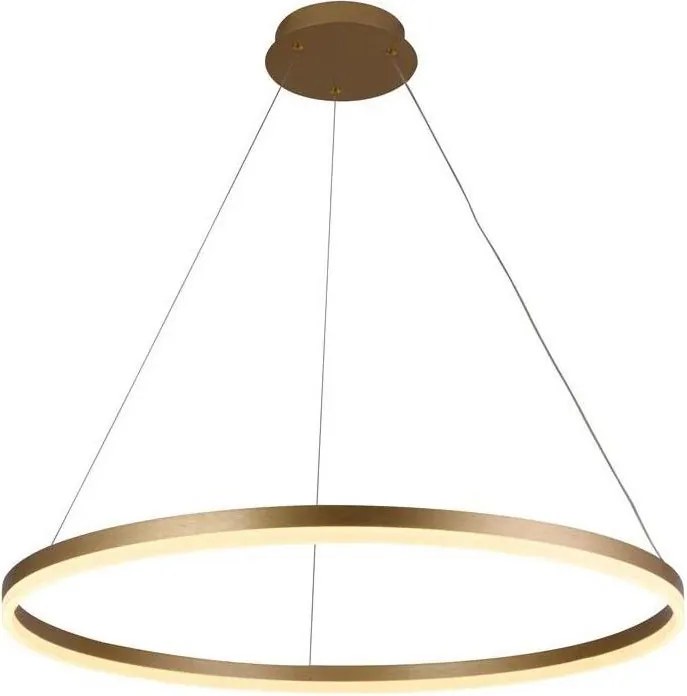 Brilagi - ściemnialna lampa wisząca na linkach CIRCLE LED/55W/230V 3000-6500K złota + z pilotem
