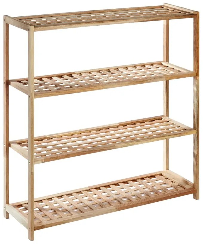 Szafka na buty z litego drewna orzechowego w naturalnym kolorze – Premier Housewares