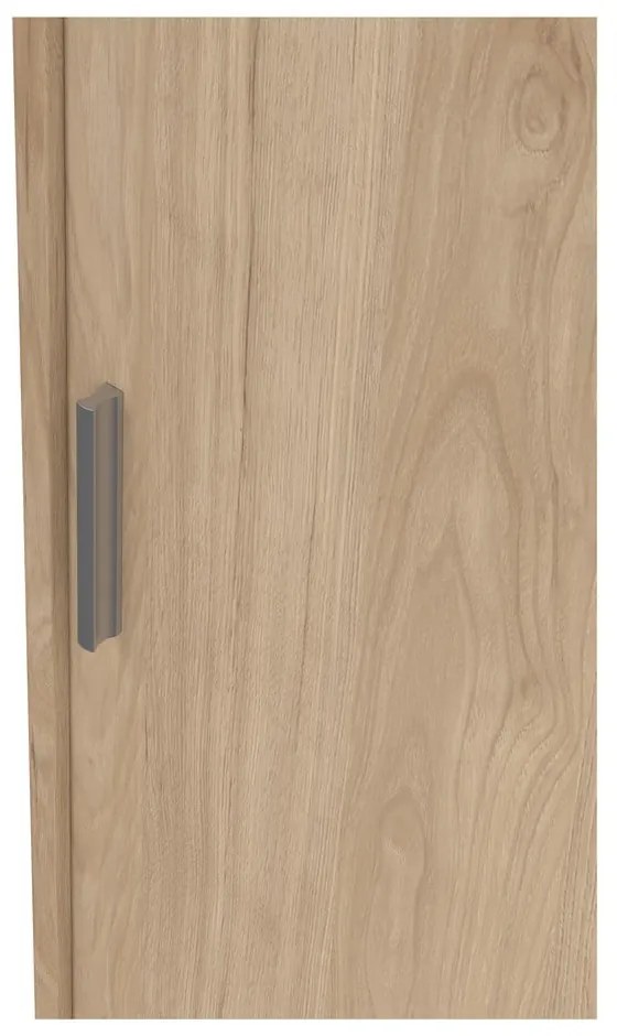 Szafa w dekorze dębu z drzwiami przesuwnymi w naturalnym kolorze 177x200x60 cm Naia – Tvilum