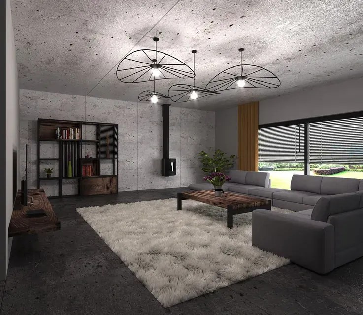Czarna druciana lampa wisząca loft 110 cm - EX600-Adana