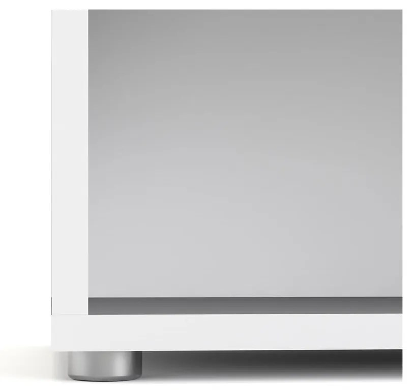 Biały regał modułowy 89x222 cm Prima – Tvilum