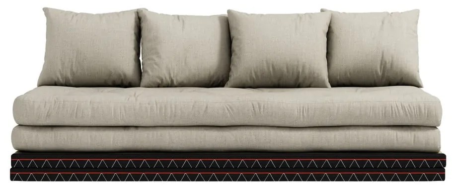 Sofa rozkładana z lnianym obiciem Karup Design Chico Linen