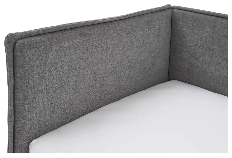Szare łóżko dziecięce ze schowkiem 120x200 cm Fun – Meise Möbel
