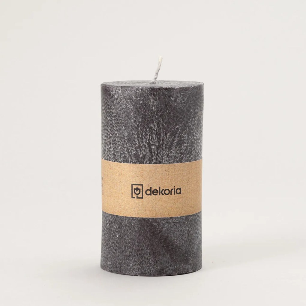 Świeca zapachowa palmowa walec Black