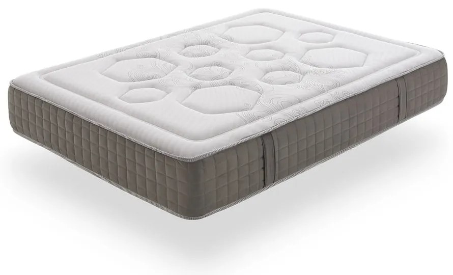 Twardy/średnio twardy piankowy dwustronny materac termoregulacyjny 140x200 cm HEXAFLEX GEL – Moonia