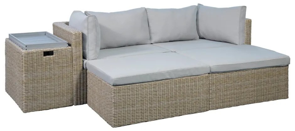 Beżowo-jasnobrązowy zestaw mebli ogrodowych Modular – Unique Furniture