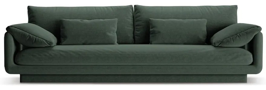 Ciemnozielona sofa 250 cm Torino – Micadoni Home