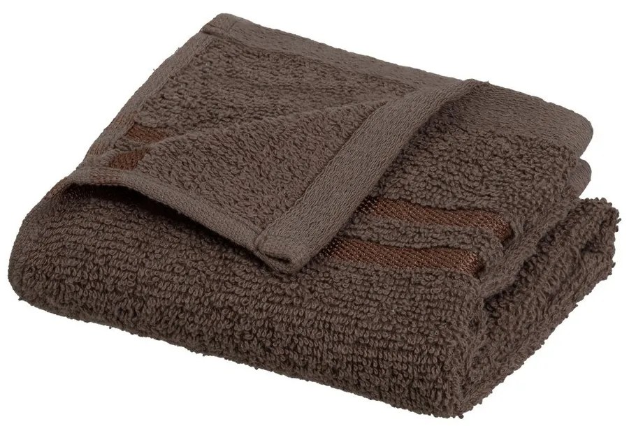 Brązowy bawełniany ręcznik frotte 30x50 cm Simple – Casa Selección