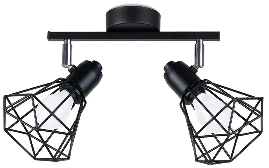 Czarna lampa sufitowa ø 10 cm Varpu – Nice Lamps