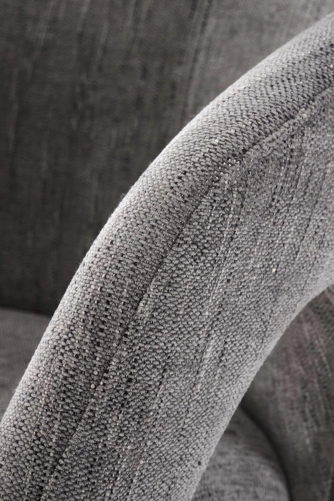 Krzesło popielaty obrotowe, K550 nowoczesne, do jadalni, salonu, biura