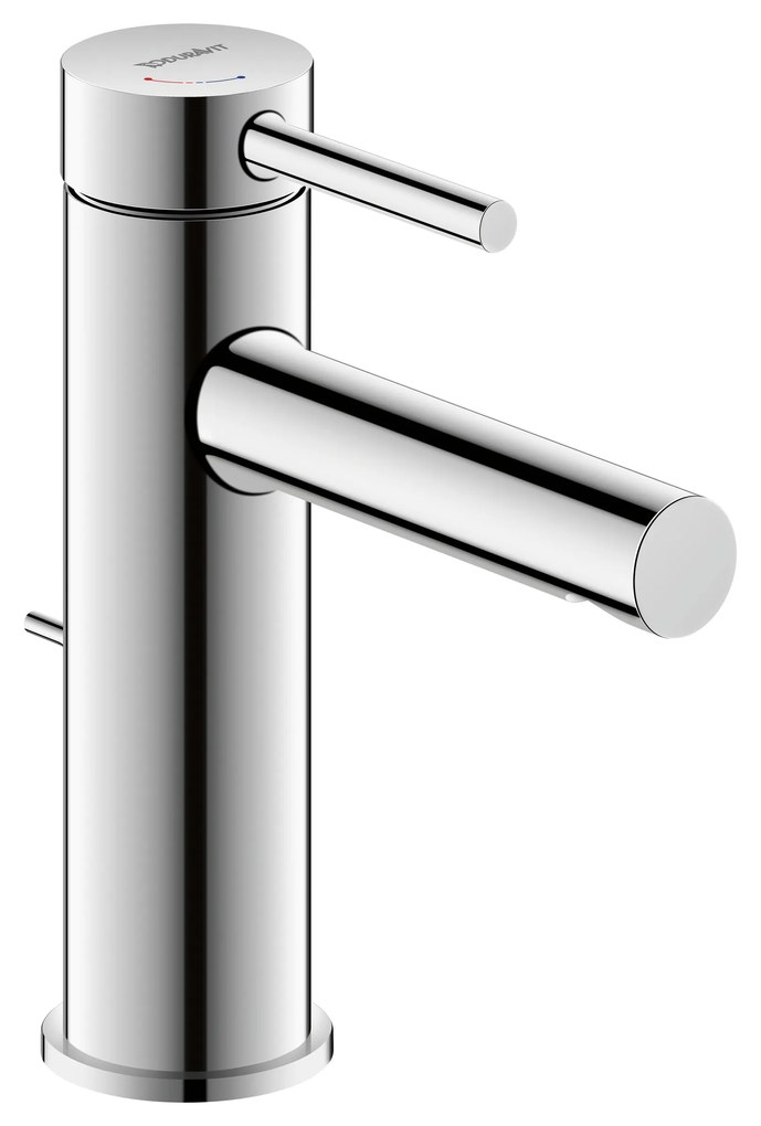 Duravit Circle jednouchwytowa bateria umywalkowa M Chrom - FreshStart - Do wyboru bateria z cięgłem lub bez