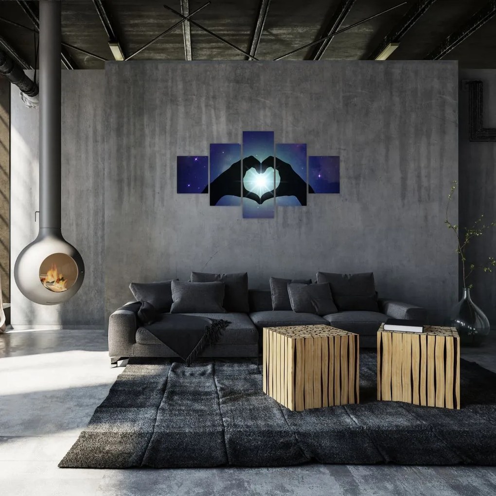 Obraz - Miłość symboliczna (125x70 cm)