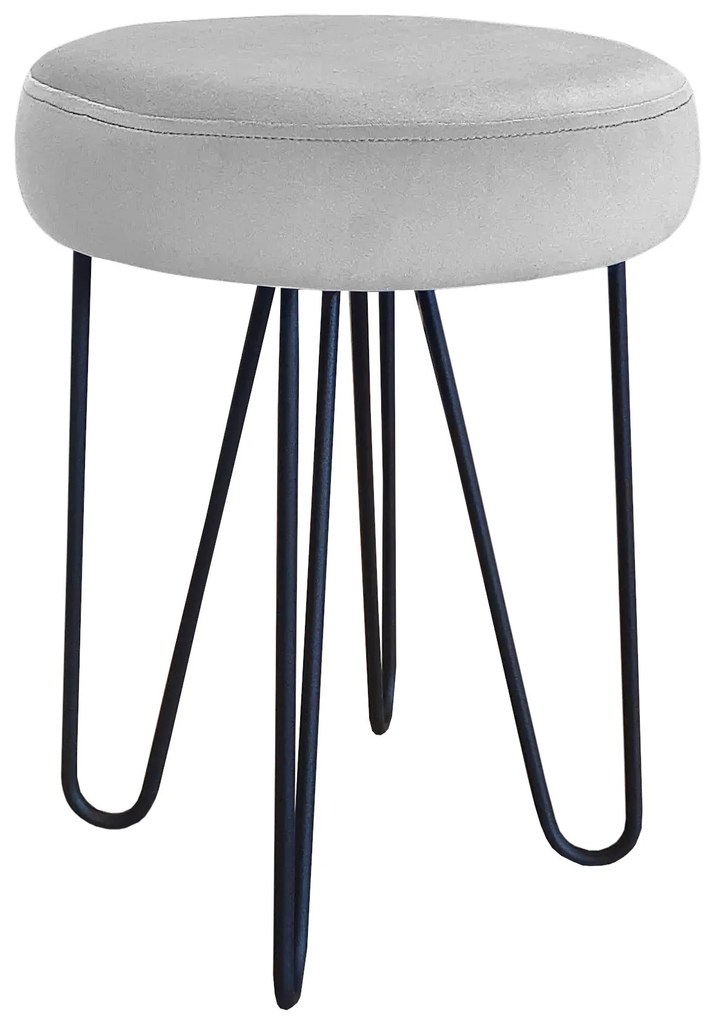 Taboret Venus HAIRPIN noga czarna MG39