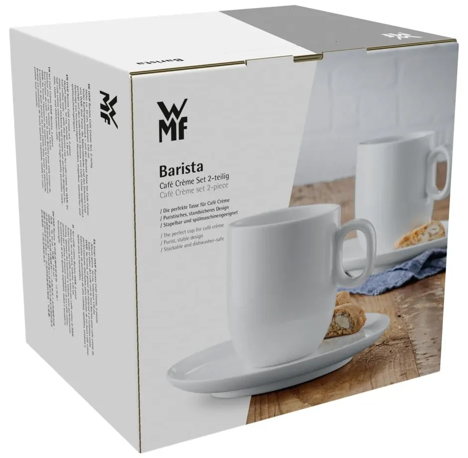 Białe porcelanowe filiżanki do cappuccino zestaw 2 szt. 170 ml Barista – WMF