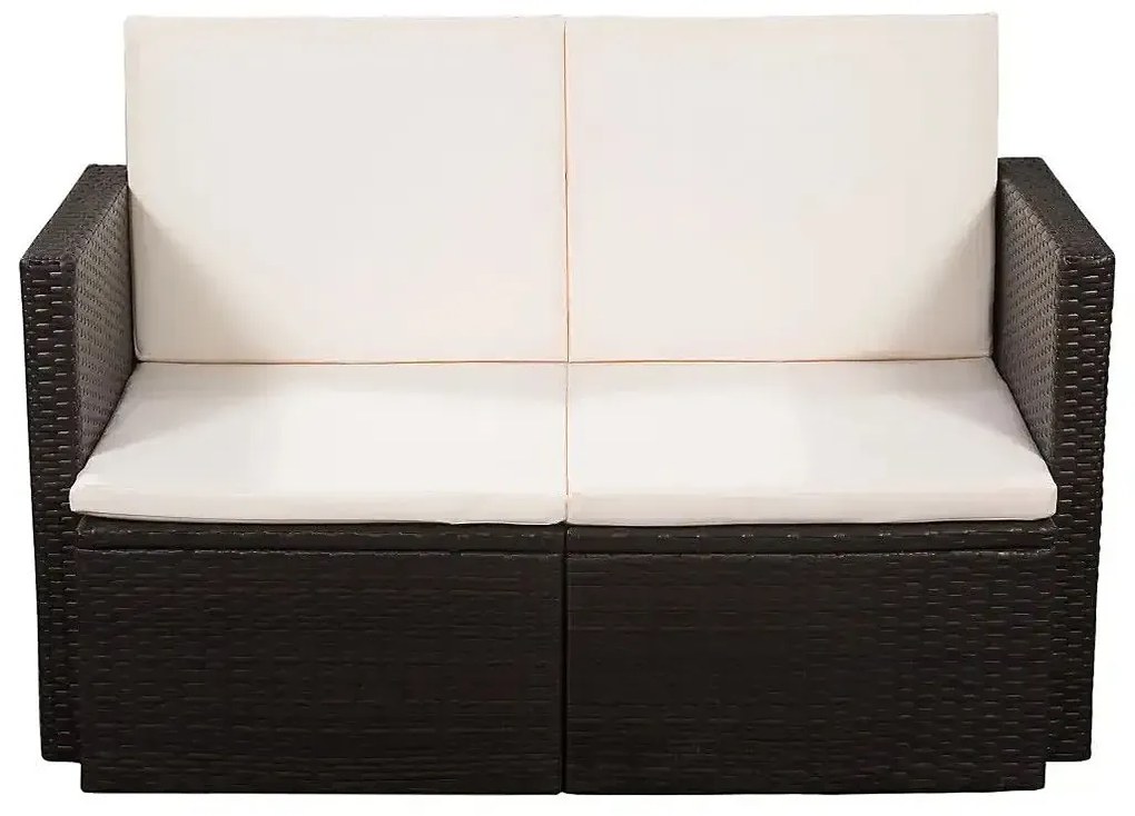 Sofa ogrodowa Mios - brązowa
