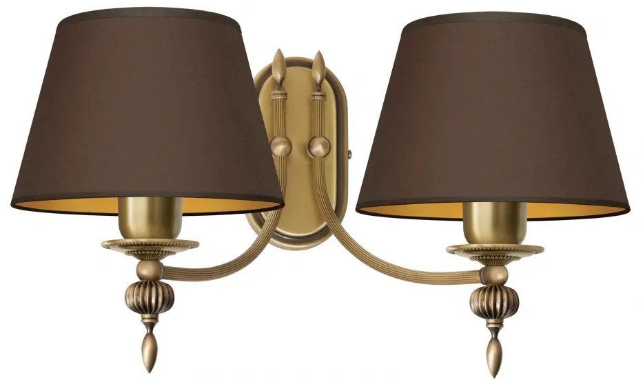 Klasyczny kinkiet mosiężny A-K2m