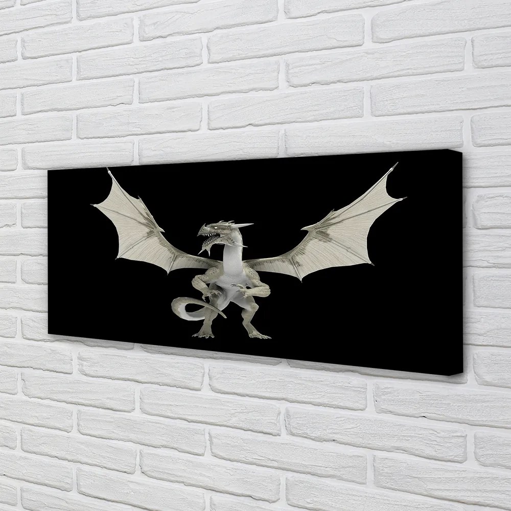 Zdjęcie na płótnie Biały Smok