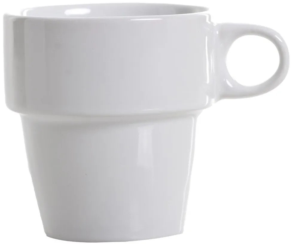 Zestaw 6 kolorowych filiżanek do cappuccino + metalowy stojak