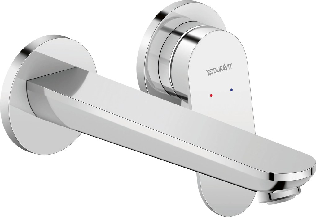 Duravit Wave jednouchwytowa bateria umywalkowa podtynkowa Mosiądz - 16,7 x 6,5 x 22,2 cm