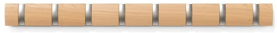 Wieszak ścienny z drewna jesionowego Flip – Umbra