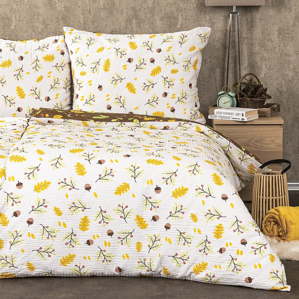 4Home Pościel z kory Jesień, 160 x 200 cm, 70 x 80 cm, 160 x 200 cm, 70 x 80 cm