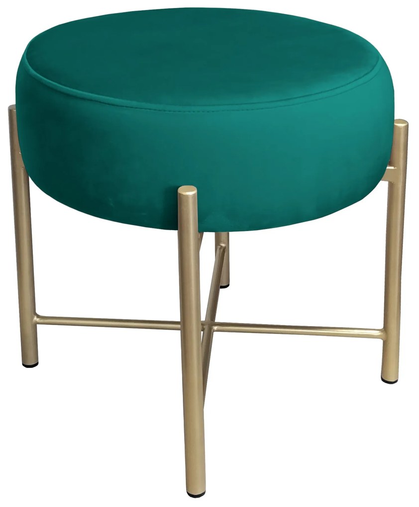 Taboret Pola noga metalowa złota MG20