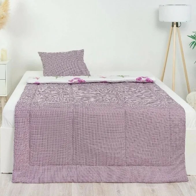 Stanex CLASSIC zestaw letni Wiosna fioletowy, 140x 200 cm, 40 x 60 cm