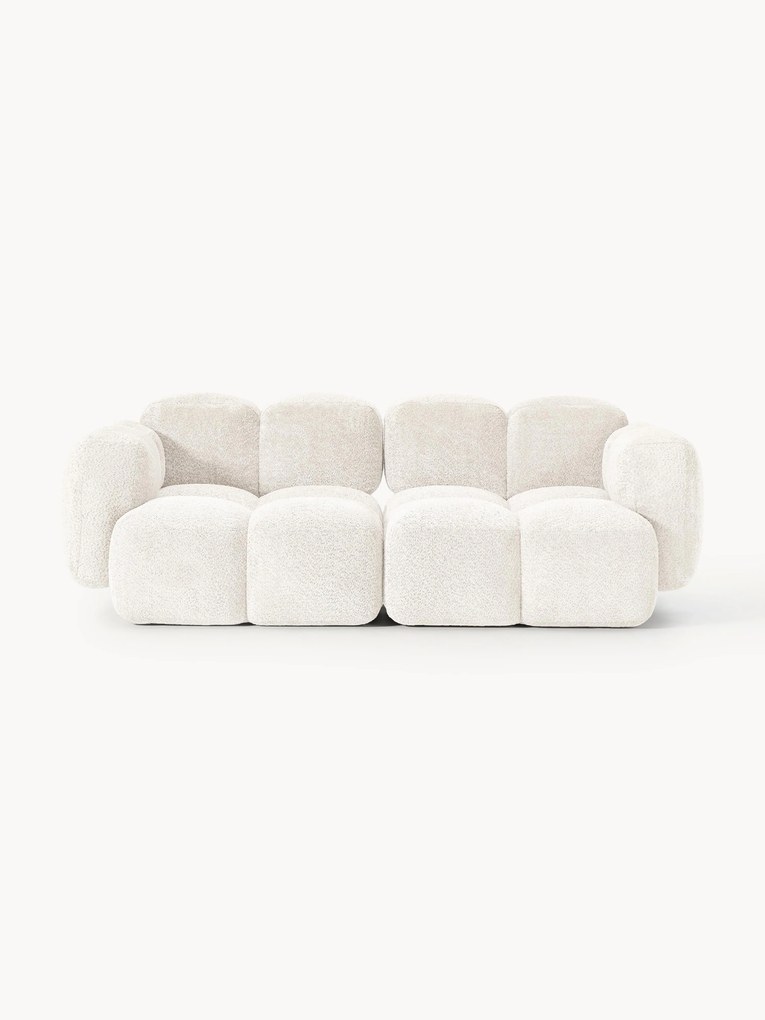 Sofa modułowa Teddy-Bouclé Tayla (3-osobowa)